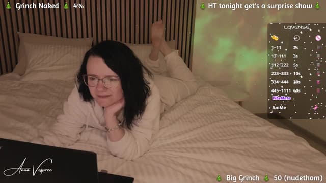 Gallery image thumbnail from AnnaV's myfreecams stream on, 12/15/2024, 21:59 image 1 of 20