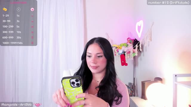 Gallery image thumbnail from Ari2b's myfreecams stream on, 02/06/2025, 04:38 image 1 of 20