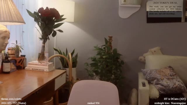 Gallery image thumbnail from Femme's myfreecams stream on, 01/08/2024, 19:45 image 14 of 20