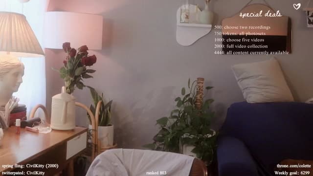 Gallery image thumbnail from Femme's myfreecams stream on, 04/18/2024, 19:08 image 3 of 20