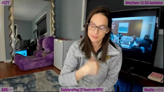 Gallery image thumbnail from Jalyn's myfreecams stream on, 01/08/2025, 24:01 image 1 of 20