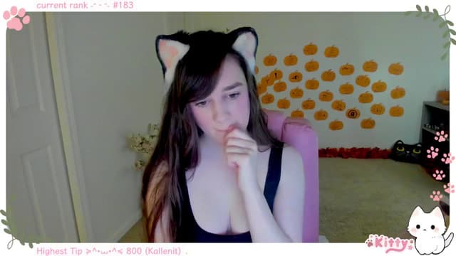 Gallery image thumbnail from Kitty's myfreecams stream on, 11/27/2024, 02:35 image 16 of 20