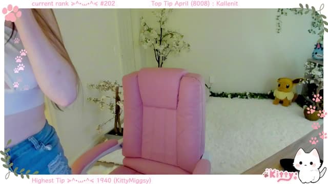 Gallery image thumbnail from Kitty's myfreecams stream on, 04/25/2025, 06:52 image 17 of 20