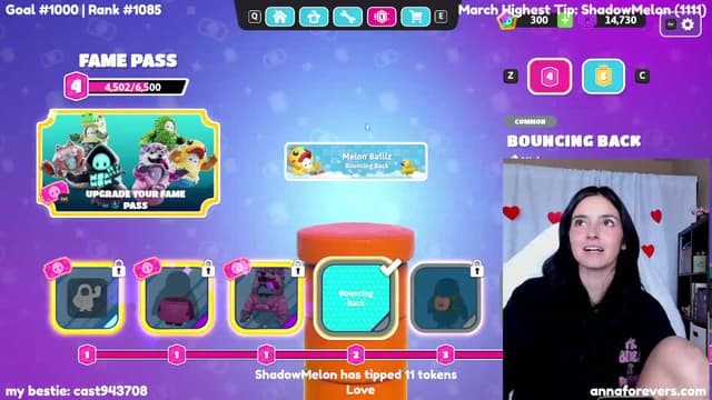 Gallery image thumbnail from Melon's myfreecams stream on, 03/08/2024, 01:14 image 6 of 20