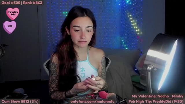 Gallery image thumbnail from Melon's myfreecams stream on, 02/04/2025, 05:16 image 1 of 20