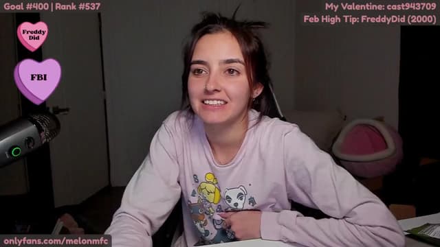 Gallery image thumbnail from Melon's myfreecams stream on, 02/24/2025, 03:22 image 6 of 20