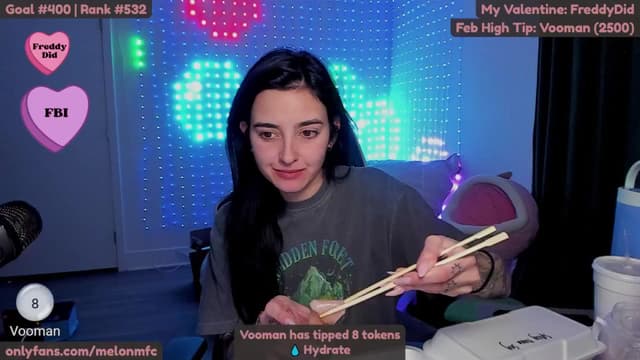 Gallery image thumbnail from Melon's myfreecams stream on, 03/01/2025, 05:23 image 13 of 20