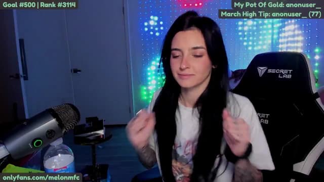 Gallery image thumbnail from Melon's myfreecams stream on, 03/05/2025, 04:49 image 7 of 20