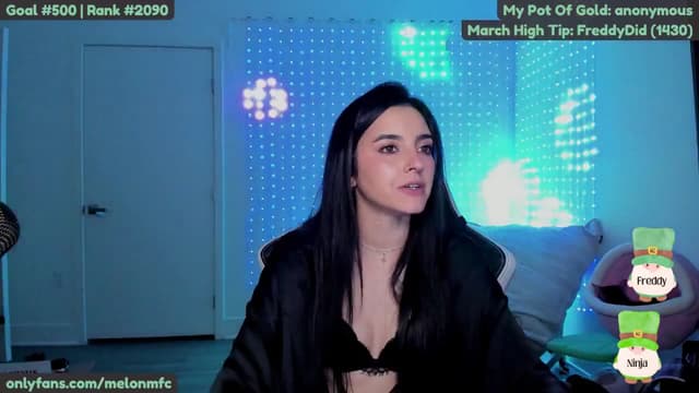 Gallery image thumbnail from Melon's myfreecams stream on, 03/18/2025, 03:47 image 11 of 20