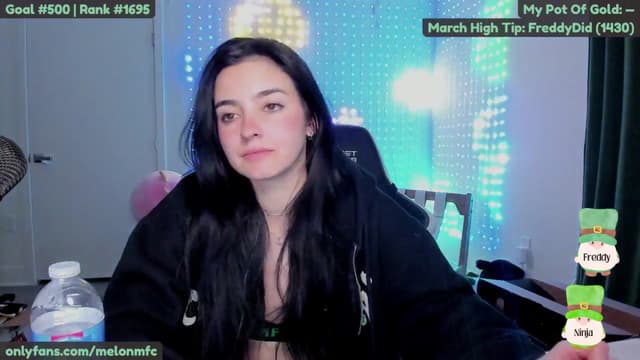 Gallery image thumbnail from Melon's myfreecams stream on, 03/21/2025, 01:45 image 2 of 20