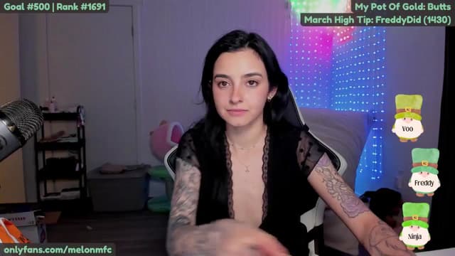 Gallery image thumbnail from Melon's myfreecams stream on, 03/27/2025, 02:26 image 18 of 20
