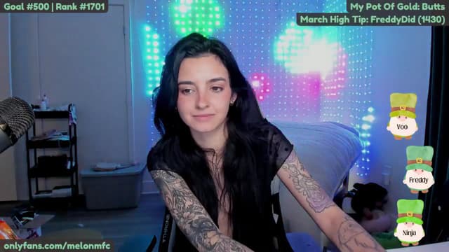 Gallery image thumbnail from Melon's myfreecams stream on, 03/27/2025, 02:26 image 8 of 20