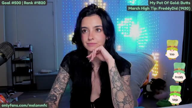 Gallery image thumbnail from Melon's myfreecams stream on, 03/27/2025, 02:26 image 4 of 20
