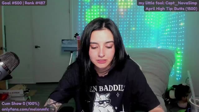 Gallery image thumbnail from Melon's myfreecams stream on, 04/07/2025, 04:38 image 2 of 20
