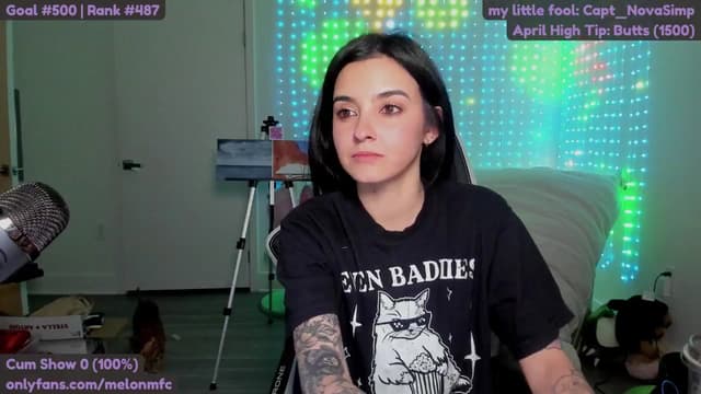 Gallery image thumbnail from Melon's myfreecams stream on, 04/07/2025, 04:38 image 6 of 20