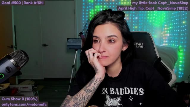 Gallery image thumbnail from Melon's myfreecams stream on, 04/07/2025, 04:38 image 18 of 20