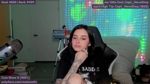 Gallery image thumbnail from Melon's myfreecams stream on, 04/07/2025, 04:38 image 16 of 20
