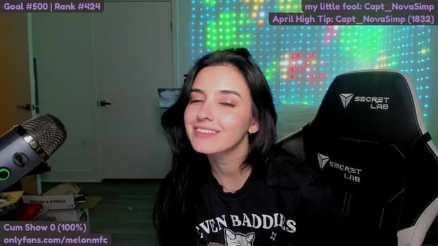 Gallery image thumbnail from Melon's myfreecams stream on, 04/07/2025, 04:38 image 20 of 20