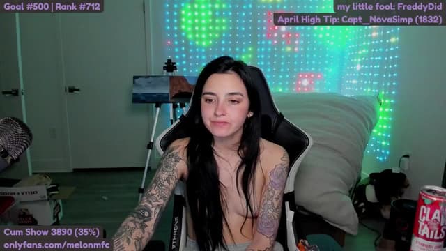 Gallery image thumbnail from Melon's myfreecams stream on, 04/13/2025, 04:12 image 11 of 20