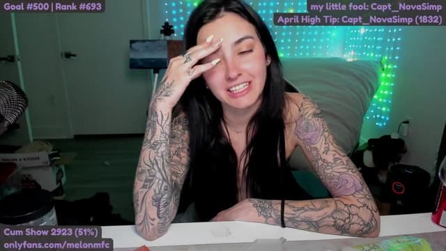Gallery image thumbnail from Melon's myfreecams stream on, 04/13/2025, 04:12 image 20 of 20