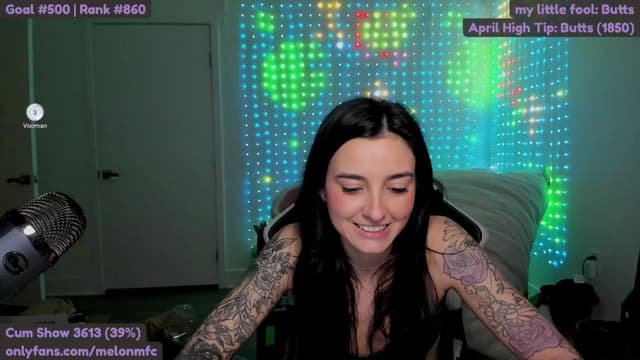 Gallery image thumbnail from Melon's myfreecams stream on, 04/18/2025, 02:24 image 20 of 20