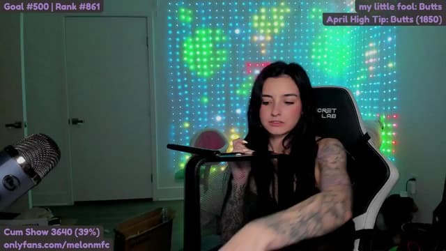 Gallery image thumbnail from Melon's myfreecams stream on, 04/18/2025, 02:24 image 7 of 20