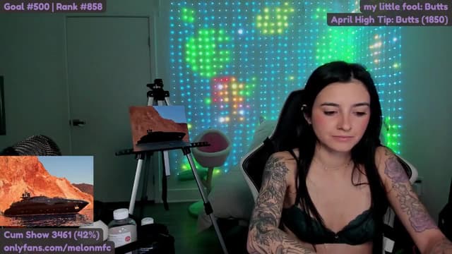 Gallery image thumbnail from Melon's myfreecams stream on, 04/18/2025, 04:26 image 4 of 20