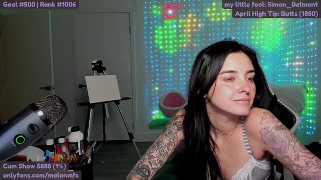 Gallery image thumbnail from Melon's myfreecams stream on, 04/22/2025, 04:03 image 8 of 20