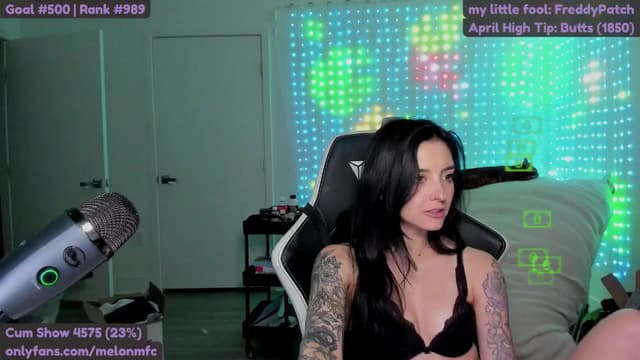 Gallery image thumbnail from Melon's myfreecams stream on, 04/26/2025, 02:11 image 11 of 20