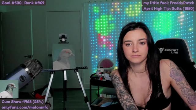 Gallery image thumbnail from Melon's myfreecams stream on, 04/26/2025, 04:32 image 5 of 20