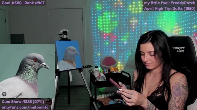 Gallery image thumbnail from Melon's myfreecams stream on, 04/26/2025, 04:32 image 17 of 20