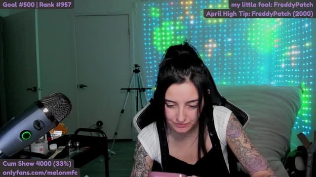 Gallery image thumbnail from Melon's myfreecams stream on, 04/27/2025, 02:18 image 16 of 20