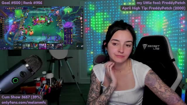 Gallery image thumbnail from Melon's myfreecams stream on, 04/27/2025, 03:49 image 10 of 20