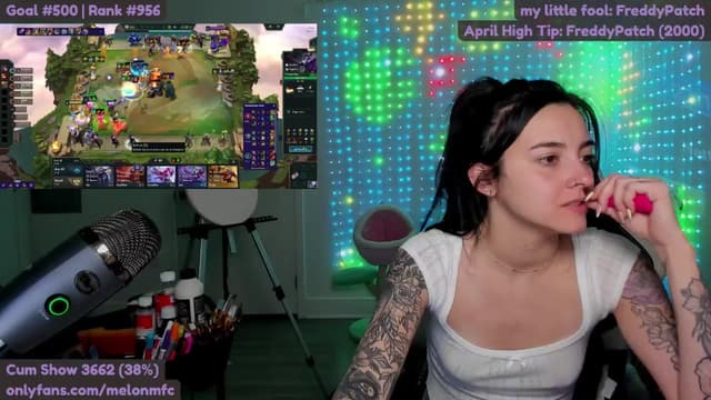 Gallery image thumbnail from Melon's myfreecams stream on, 04/27/2025, 03:49 image 8 of 20