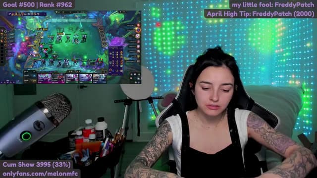 Gallery image thumbnail from Melon's myfreecams stream on, 04/27/2025, 03:49 image 6 of 20