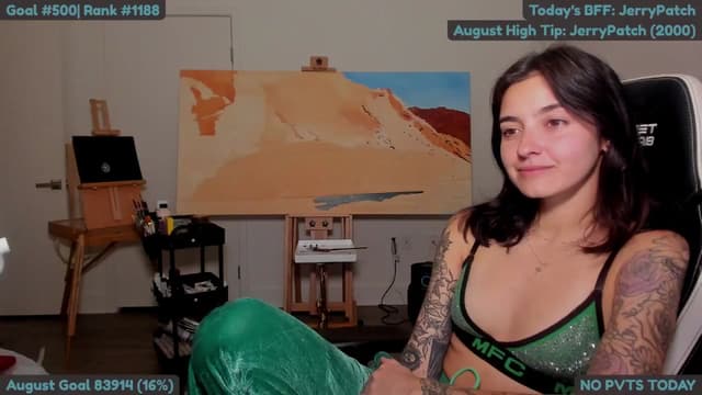 Gallery image thumbnail from Melon's myfreecams stream on, 08/18/2025, 03:47 image 16 of 20