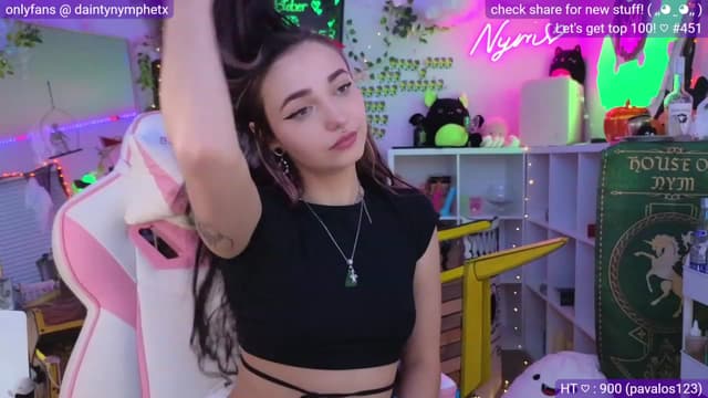 Gallery image thumbnail from Nym_x's myfreecams stream on, 10/07/2023, 05:07 image 12 of 20