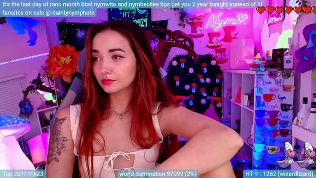 Gallery image thumbnail from Nym_x's myfreecams stream on, 08/01/2024, 01:22 image 9 of 20