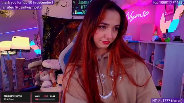 Gallery image thumbnail from Nym_x's myfreecams stream on, 01/25/2025, 05:38 image 6 of 20