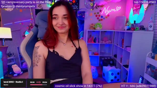 Gallery image thumbnail from Nym_x's myfreecams stream on, 03/08/2025, 04:55 image 9 of 20
