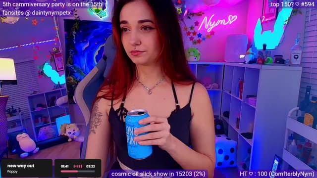Gallery image thumbnail from Nym_x's myfreecams stream on, 03/08/2025, 04:55 image 6 of 20