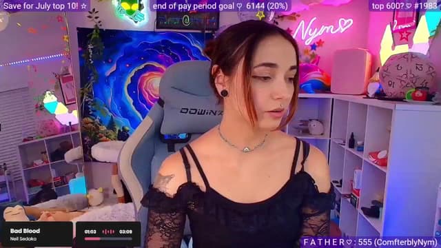 Gallery image thumbnail from Nym_x's myfreecams stream on, 06/16/2025, 04:18 image 11 of 20