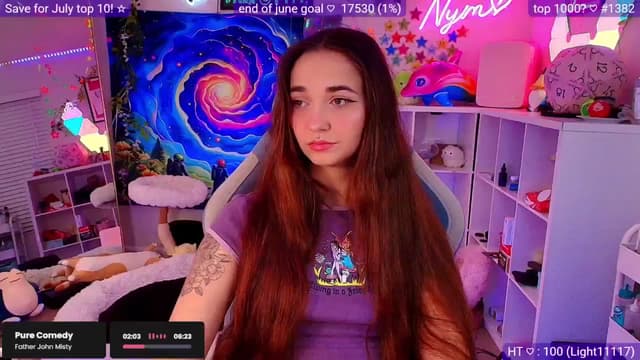 Gallery image thumbnail from Nym_x's myfreecams stream on, 06/26/2025, 04:11 image 4 of 20