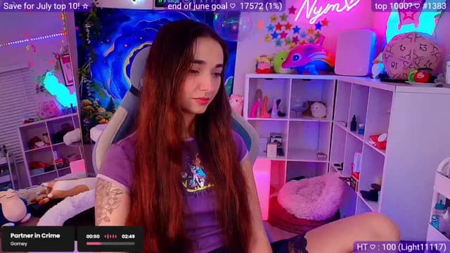 Gallery image thumbnail from Nym_x's myfreecams stream on, 06/26/2025, 04:11 image 3 of 20