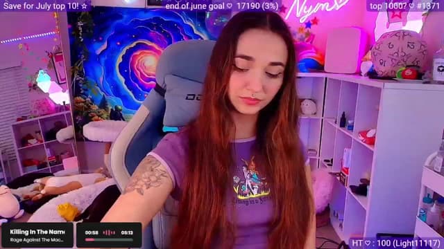 Gallery image thumbnail from Nym_x's myfreecams stream on, 06/26/2025, 04:11 image 14 of 20