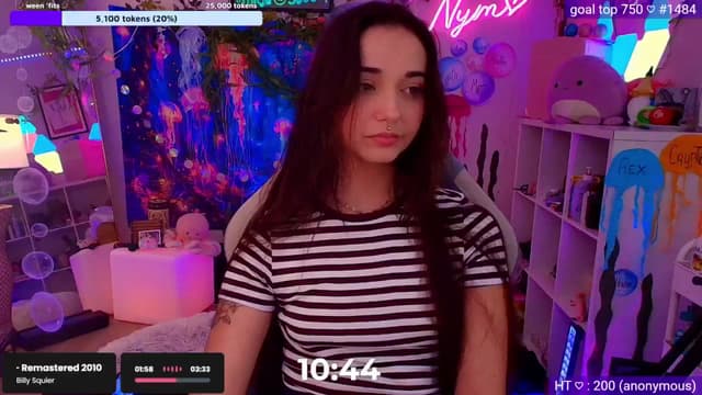 Gallery image thumbnail from Nym_x's myfreecams stream on, 08/21/2025, 04:16 image 12 of 20