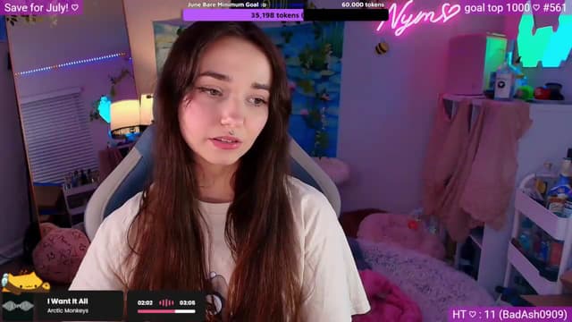 Gallery image thumbnail from Nym_x's myfreecams stream on, 06/15/2026, 04:07 image 5 of 20