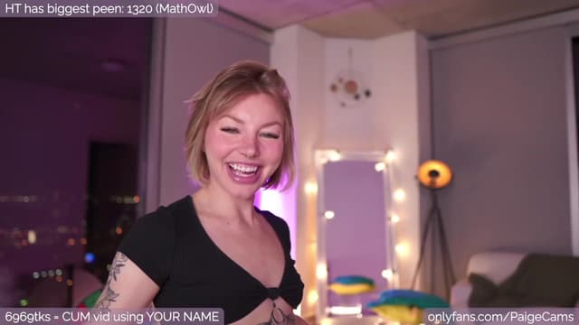 Gallery image thumbnail from Paige's myfreecams stream on, 12/01/2022, 03:14 image 13 of 20
