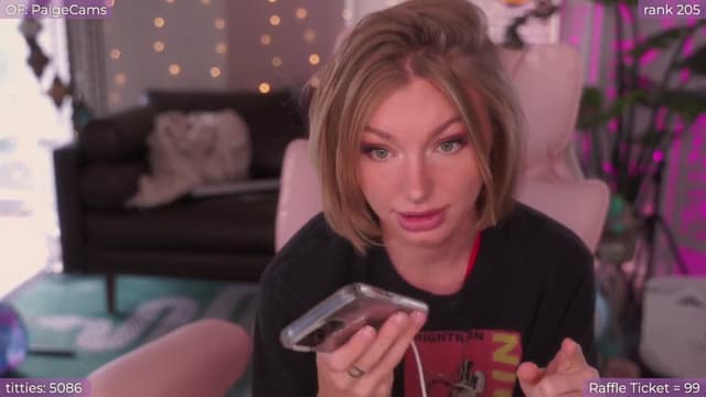 Gallery image thumbnail from Paige's myfreecams stream on, 09/14/2024, 03:41 image 5 of 20