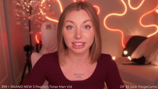 Gallery image thumbnail from Paige's myfreecams stream on, 04/12/2025, 04:48 image 7 of 20